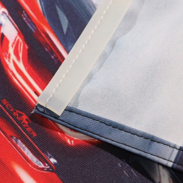 Display / Stretch Polyester - Sewn Hem and Silicone Edge