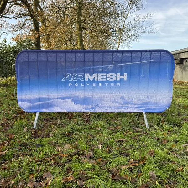 Crowd Barrier Graphic - Airmesh Branded Fabric Jacket - 2300 - Single Sided